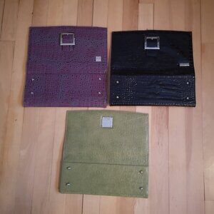 Miche Classic Faux Leather Shells Lot of 3 Jan'ee, Ellie Black & Ellie Purple